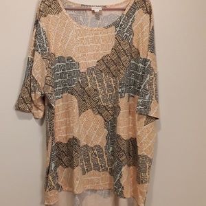 Lularoe Irma 3XL Shirt LLR Cute